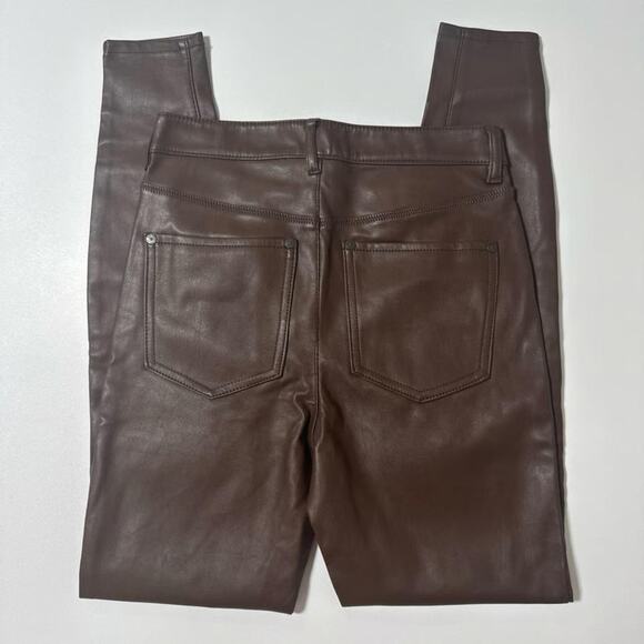 Free People Faux Leather Slim Pant NWT - Picture 2 of 6
